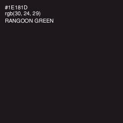 #1E181D - Rangoon Green Color Image